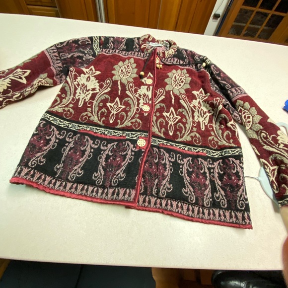 SOLD Boho Tapestry Flashback Jacket - Picture 4 of 8
